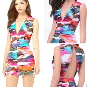 ⭐️NWOT⭐️ Bebe low cut OPEN BACK romper